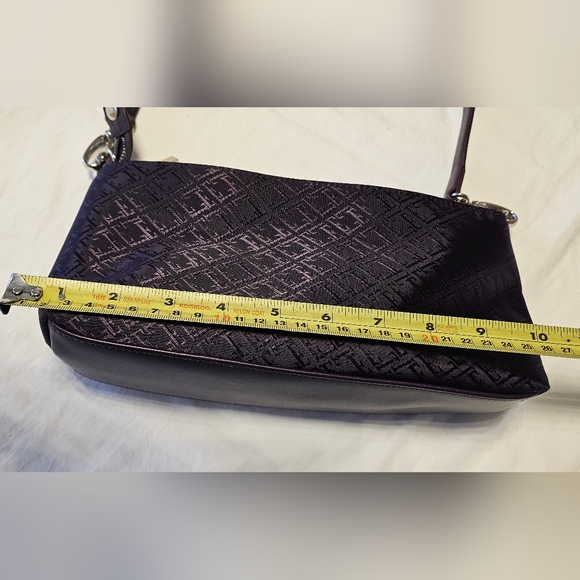 Vintage ELLE Monogram Mini Shoulder Bag Purple V-GRK - Picture 9 of 10